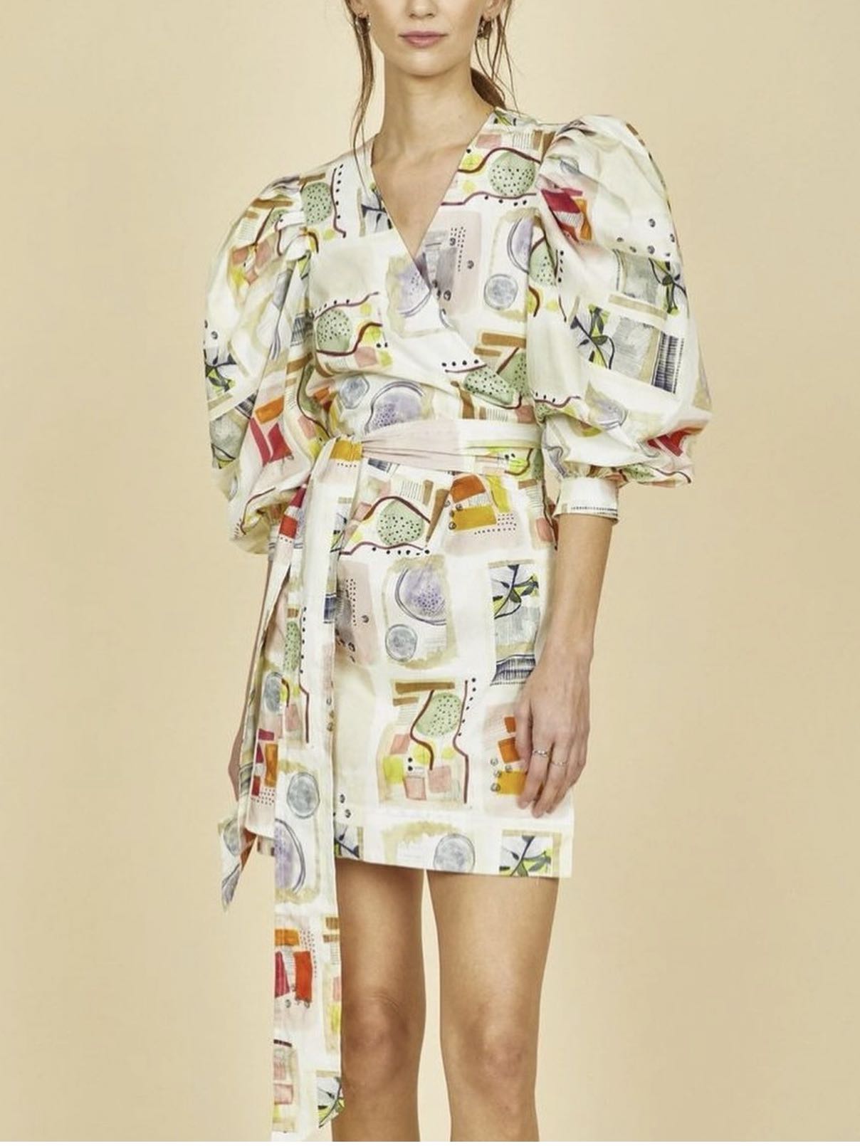 Hunter bell wrap dress