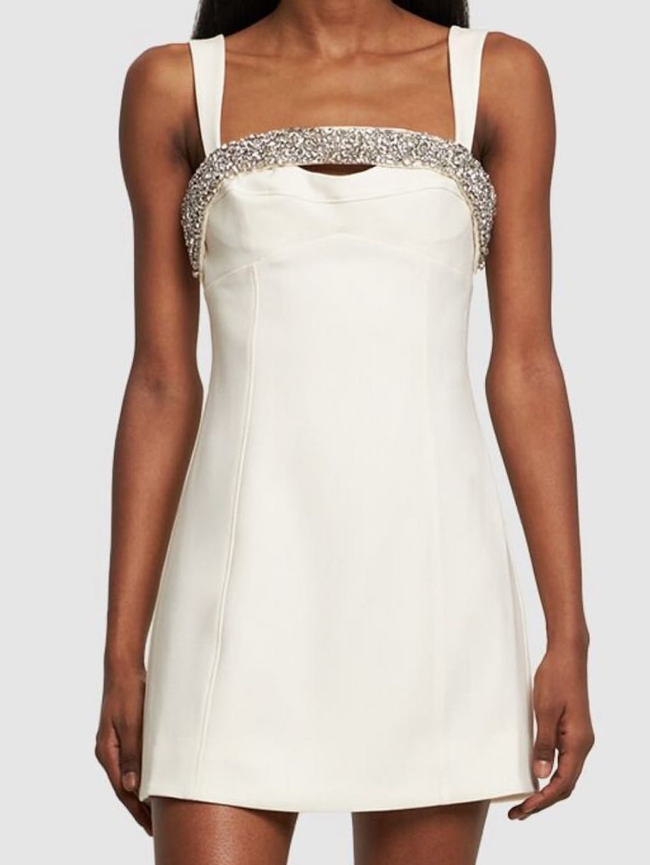 Embellished mini dress