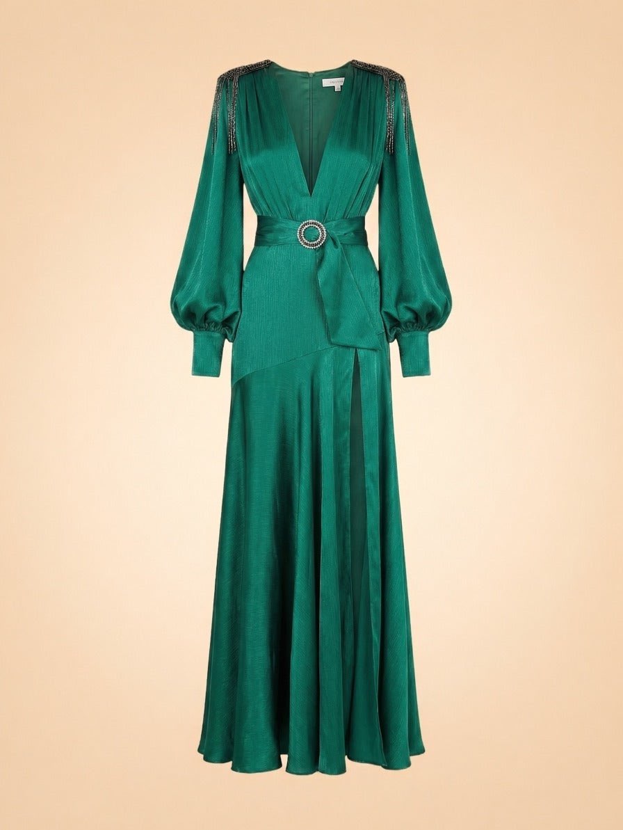 Bronx and Banco Emerald Carmen Gown