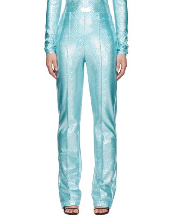 Blue Glitter Pants