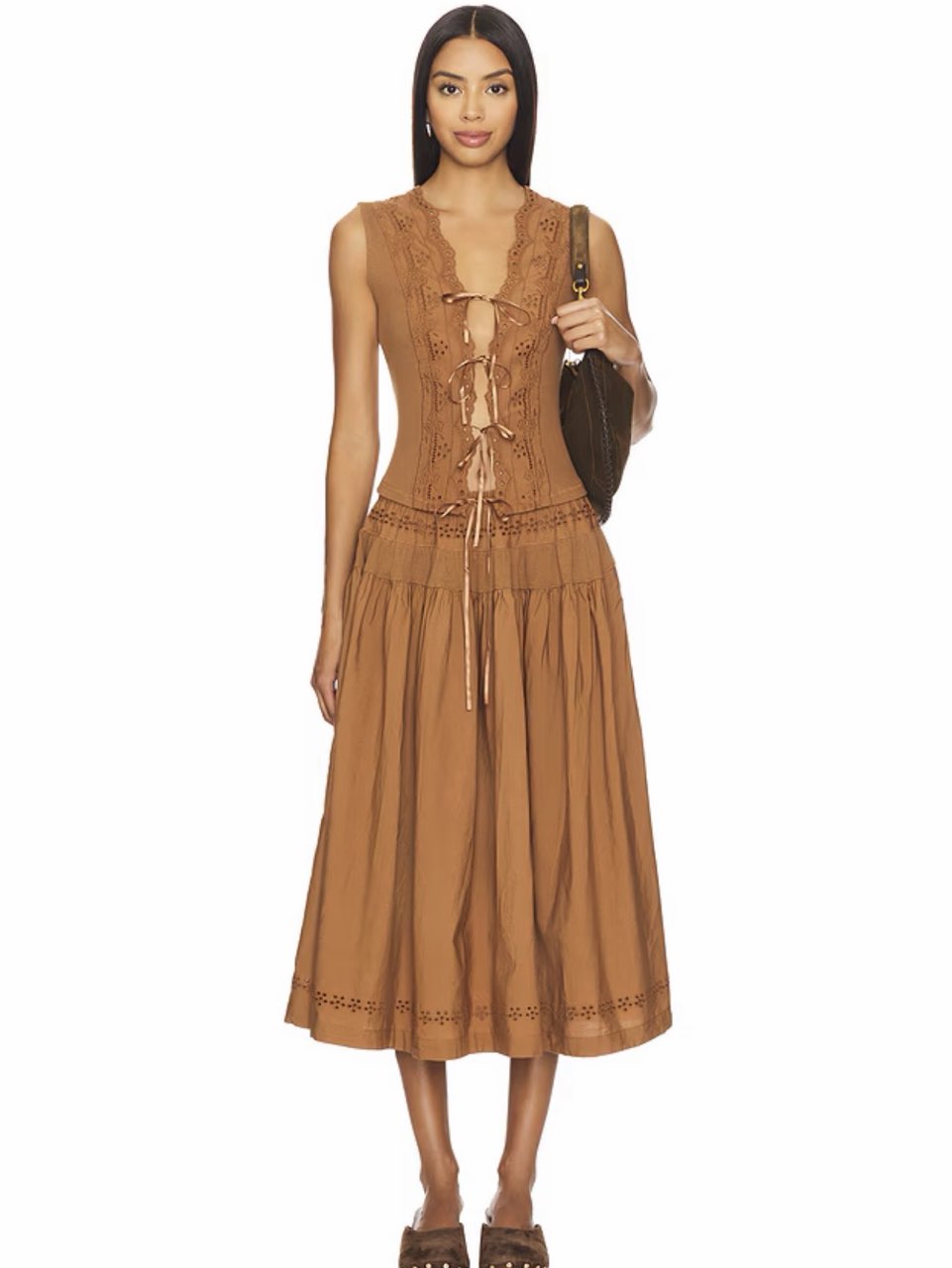 Free People Gesibelle Set in Macadamia