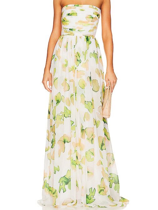 Camille floral maxi gown