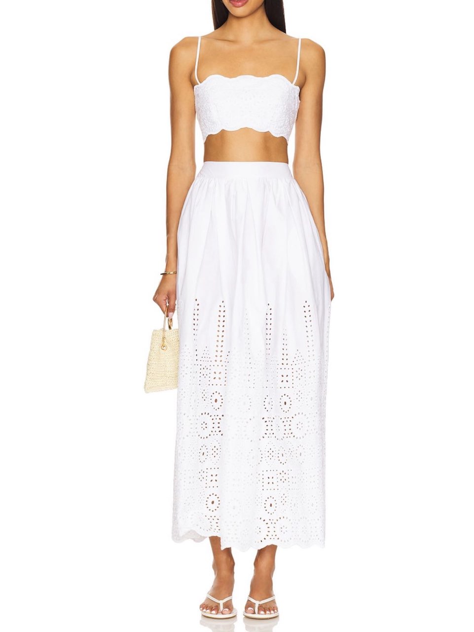 Embroidered Eyelet Set