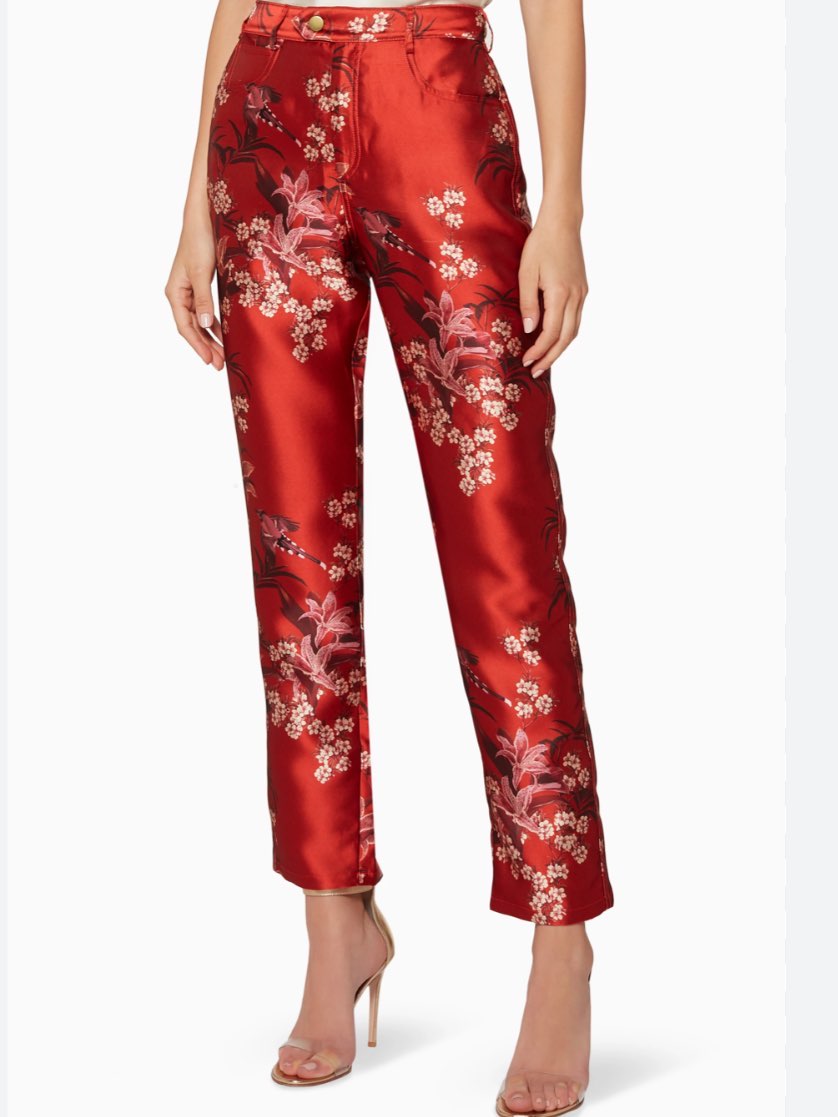 Johanna Ortiz Satin Pants