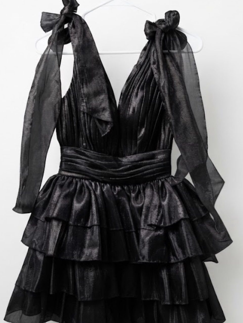 Black Sherri Hill Mini Dress