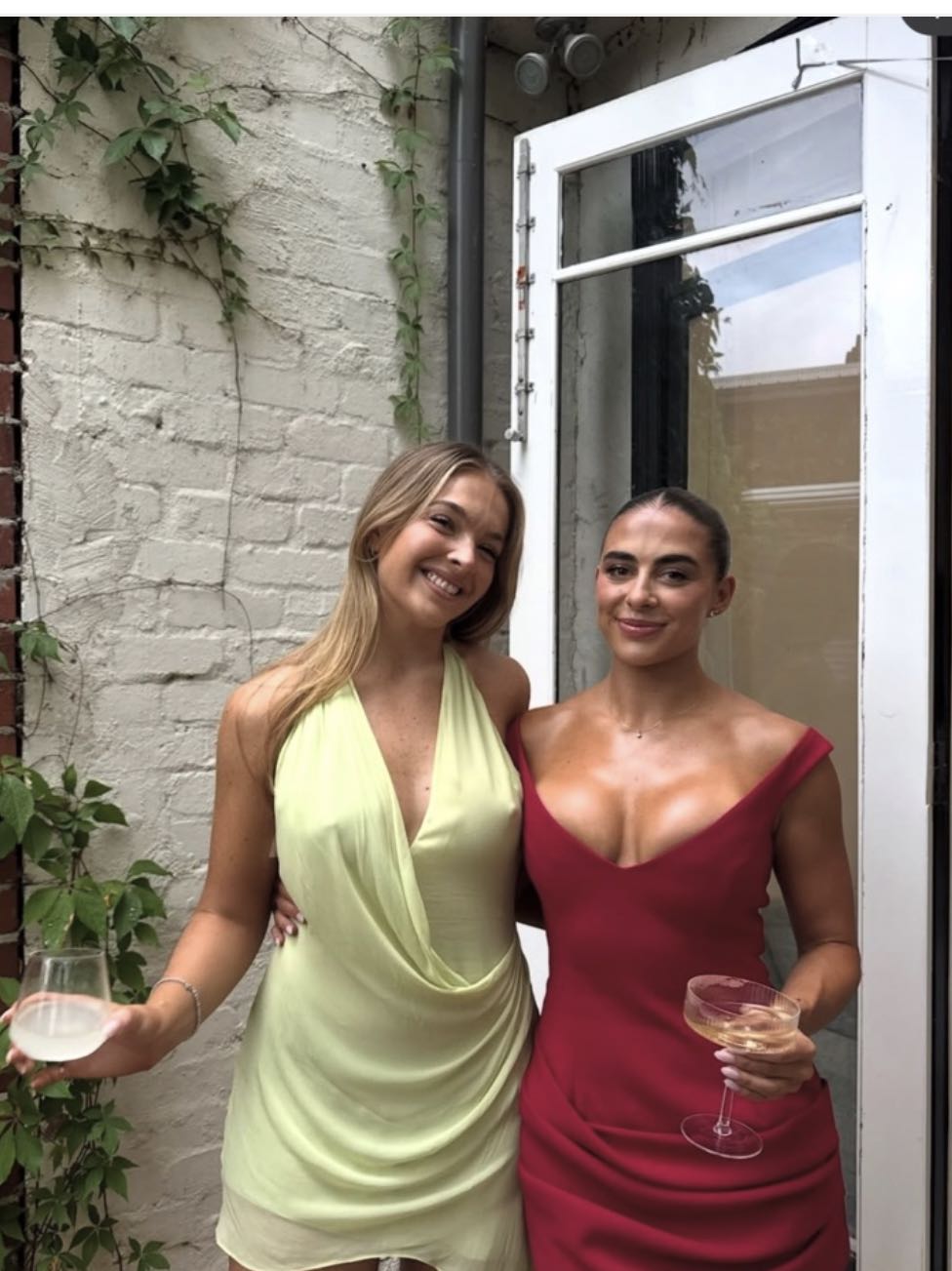 Red Off-Shoulder Mini Dress