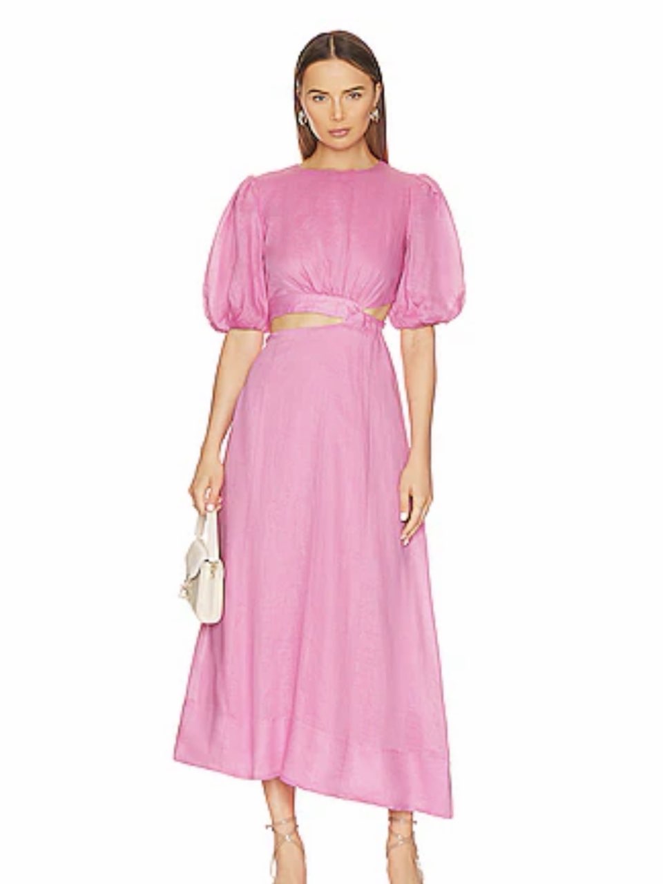 Bardot Impala Cutout Pink Midi Dress
