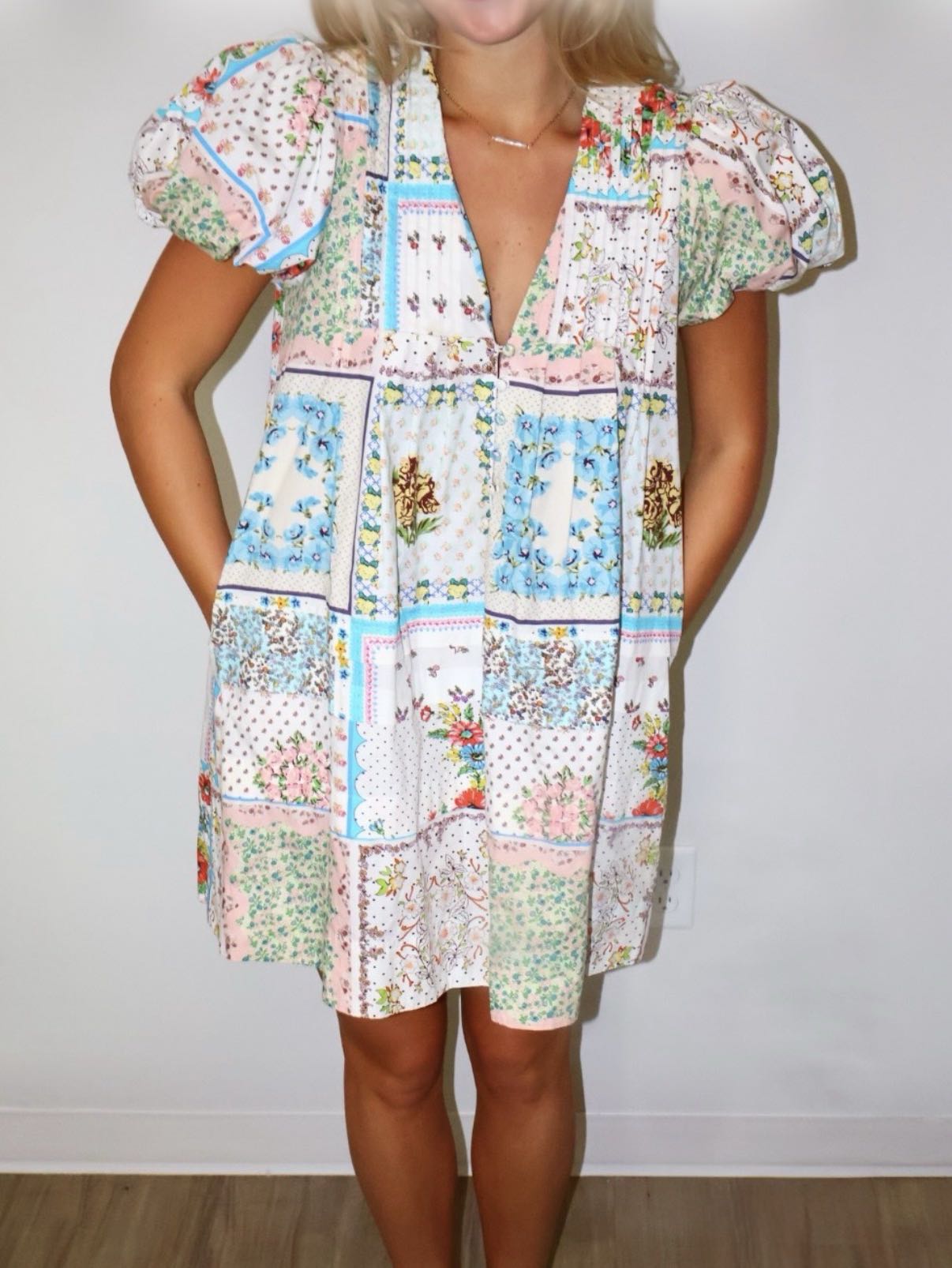 Hunter Bell Patchwork Dress