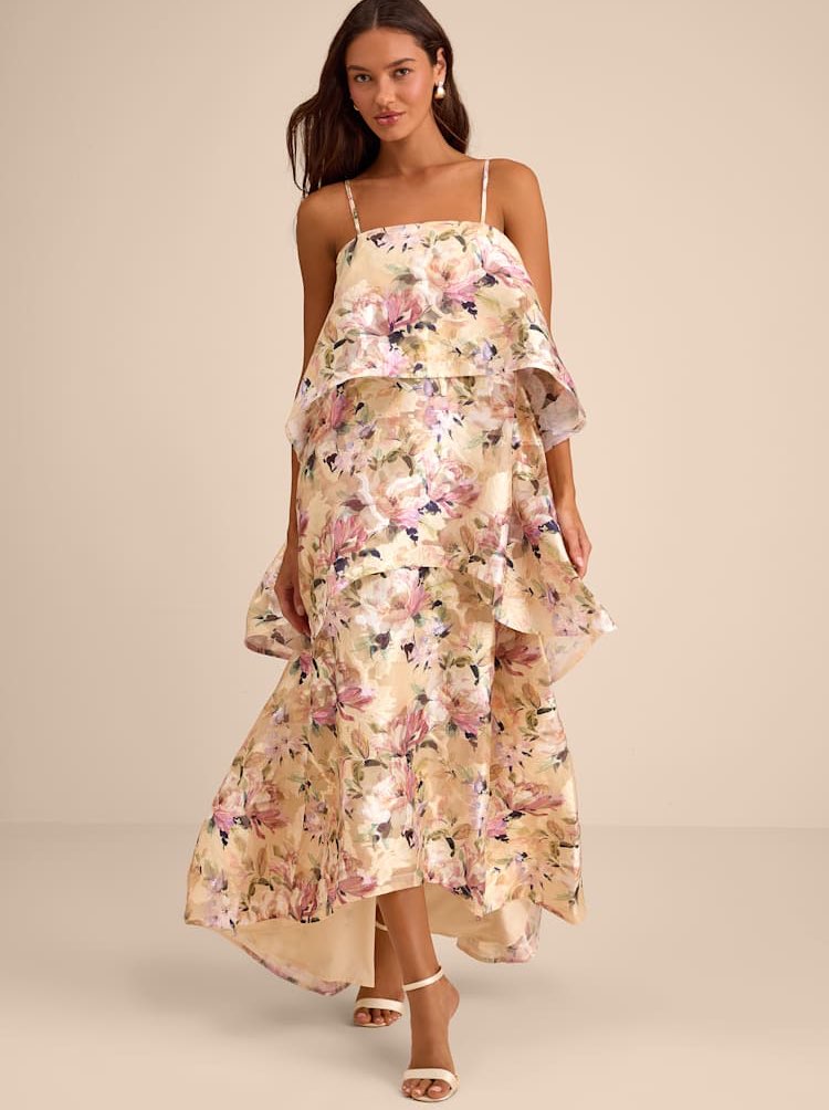 Floral formal dress!