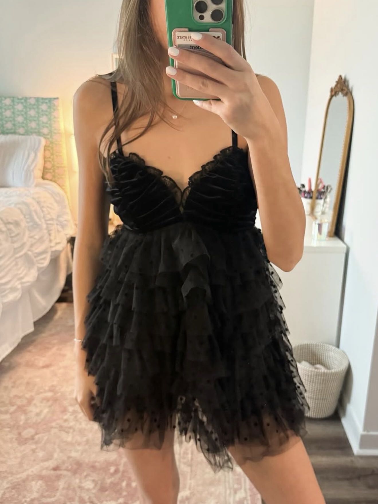 For love and lemons black tulle dress