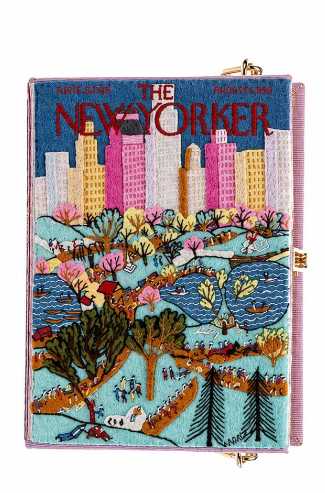 Kate Spade 'The New Yorker' Embroidered Clutch Bag