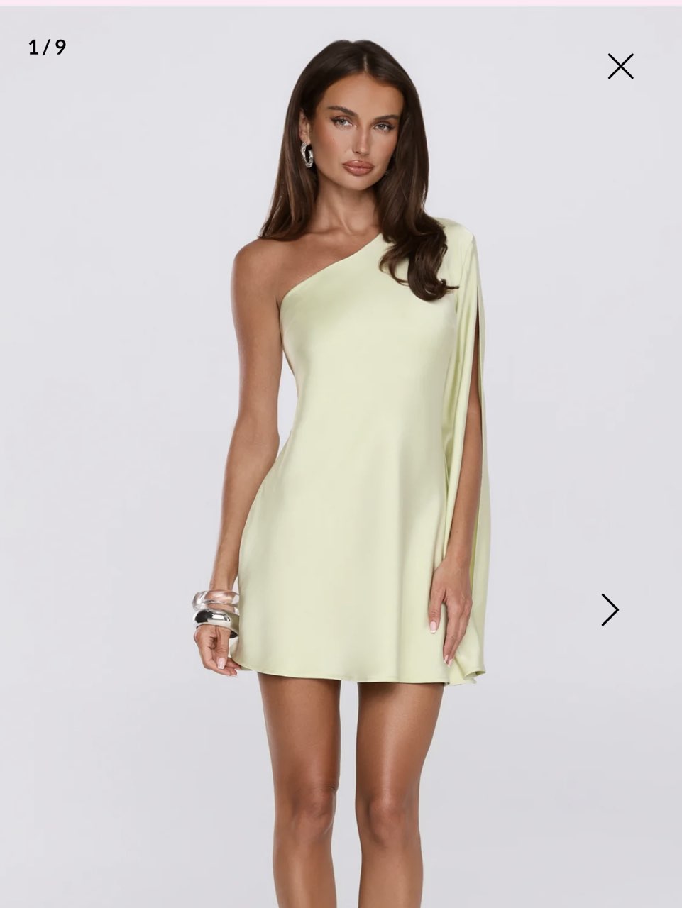 Hello Molly Satin Mini Dress