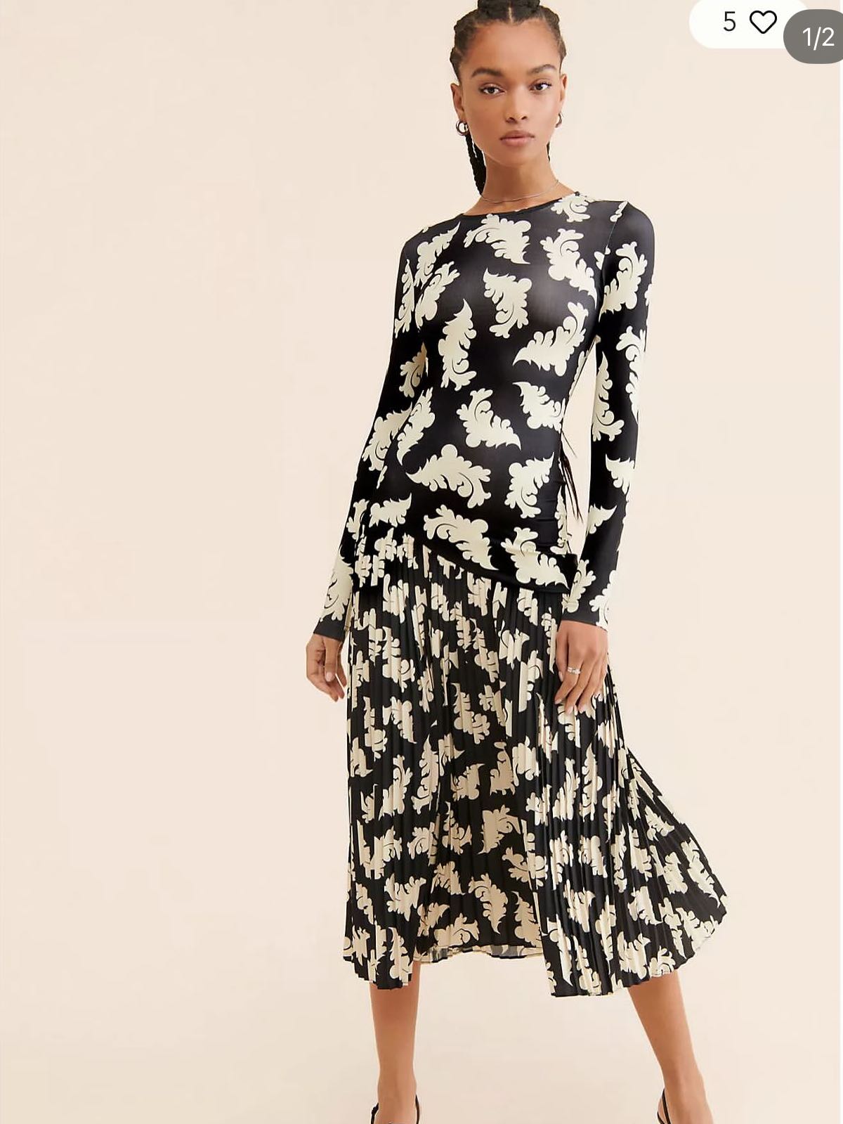 Dhruv Kapoor Print midi dress