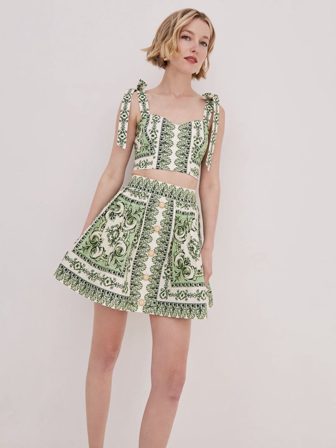 Faiza Top and Betty Mini Skirt
