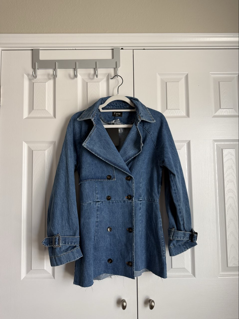Denim mini dress