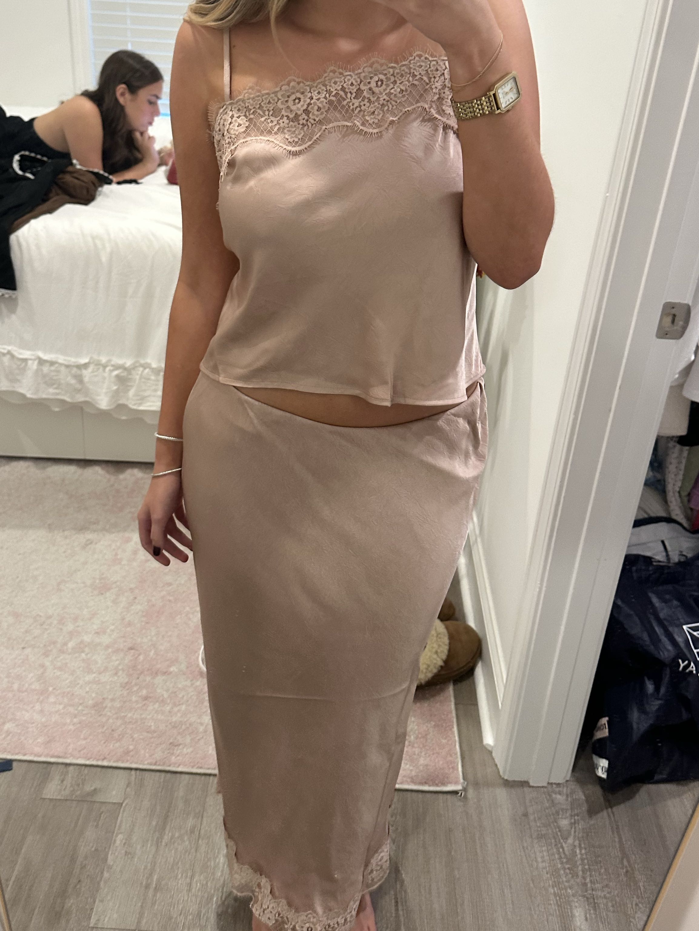 Silk lace set