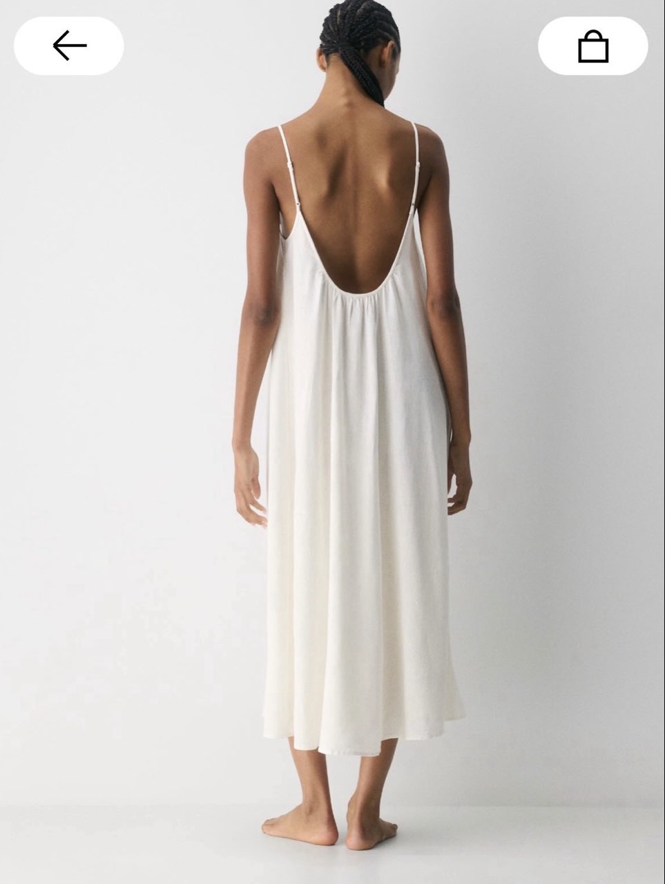 Aritzia Wellbeing Linen Dress