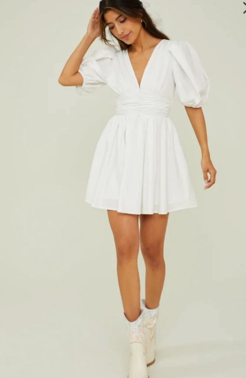 White Mini Dress