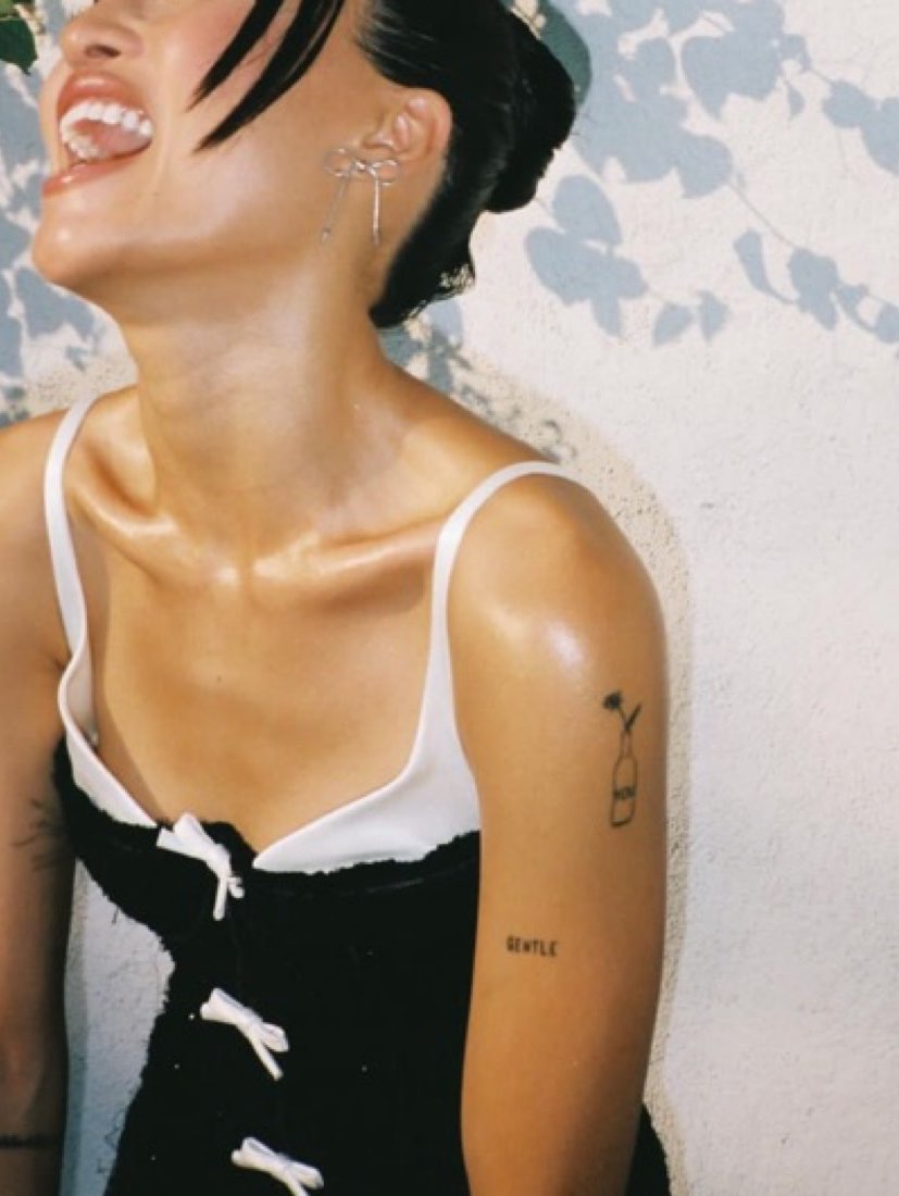 Black Bow Detail Mini Dress