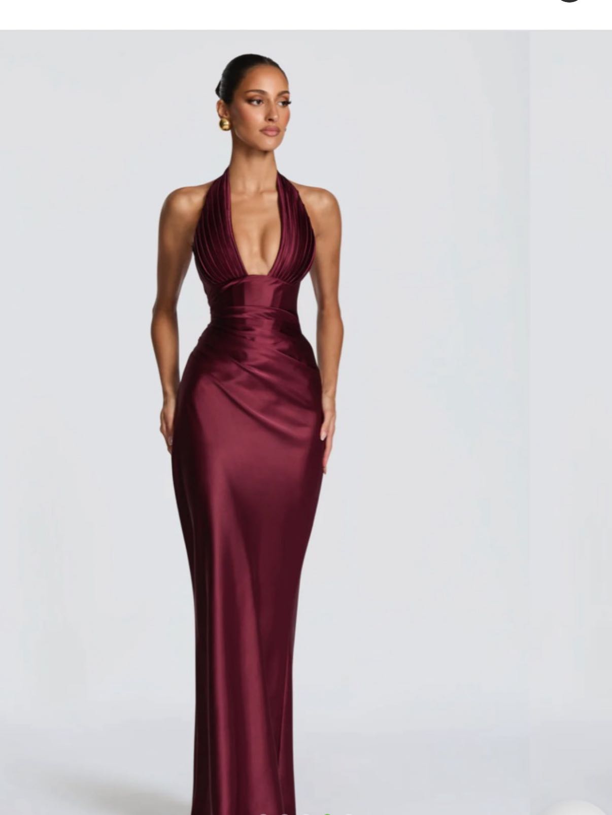 Babyboo burgundy dress