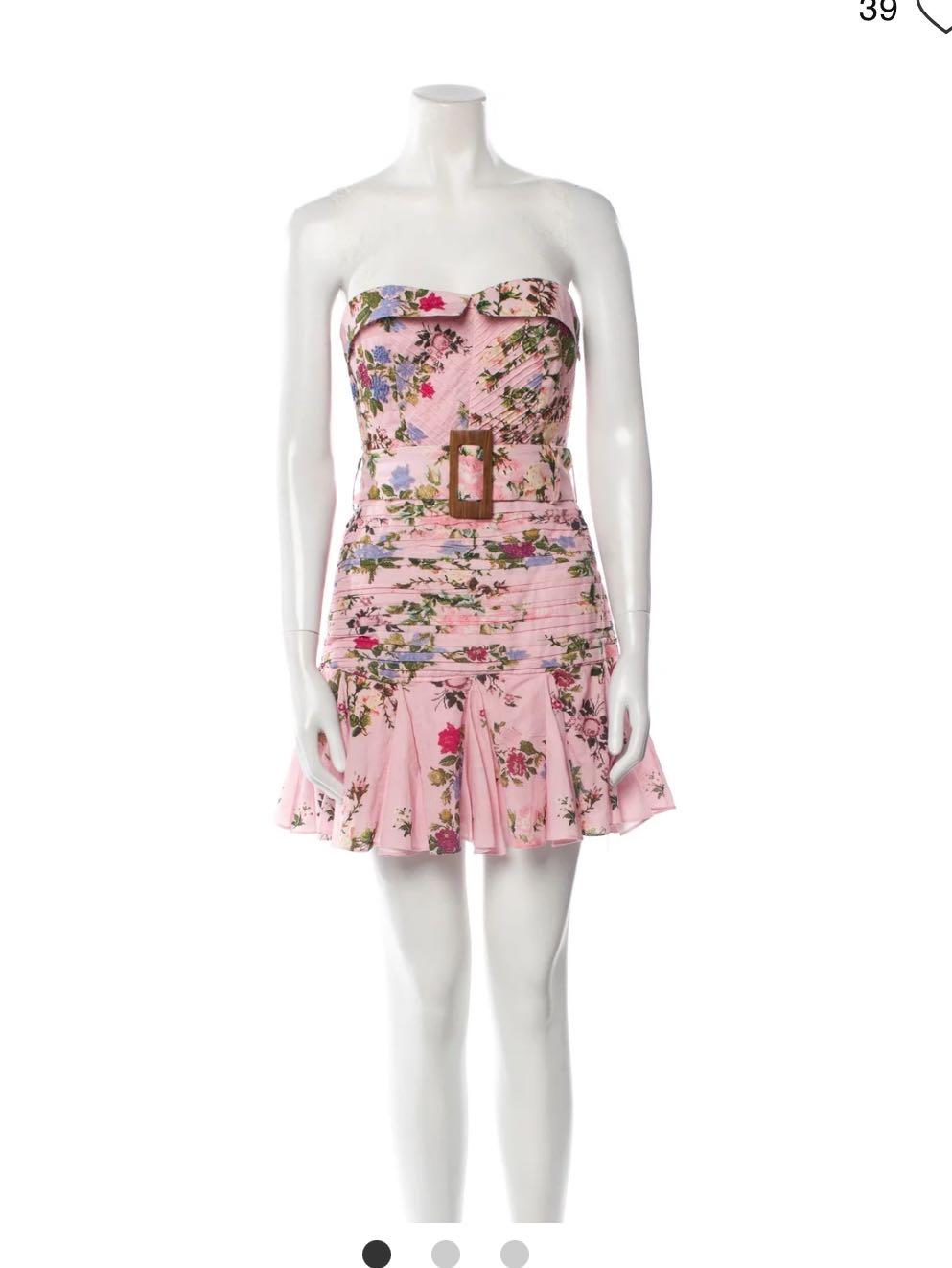 Hemant & Nandita floral print mini dress
