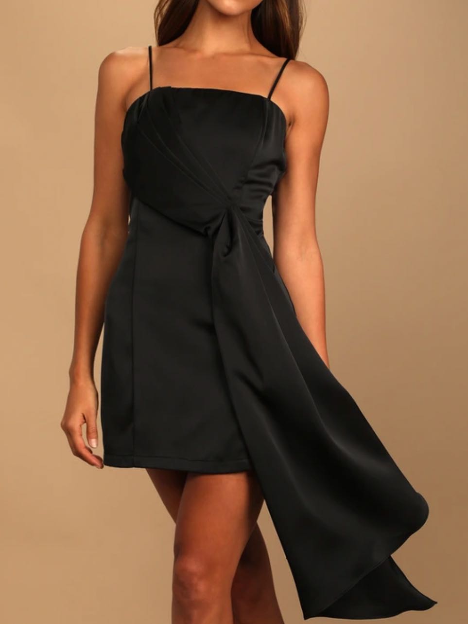 Black mini dress