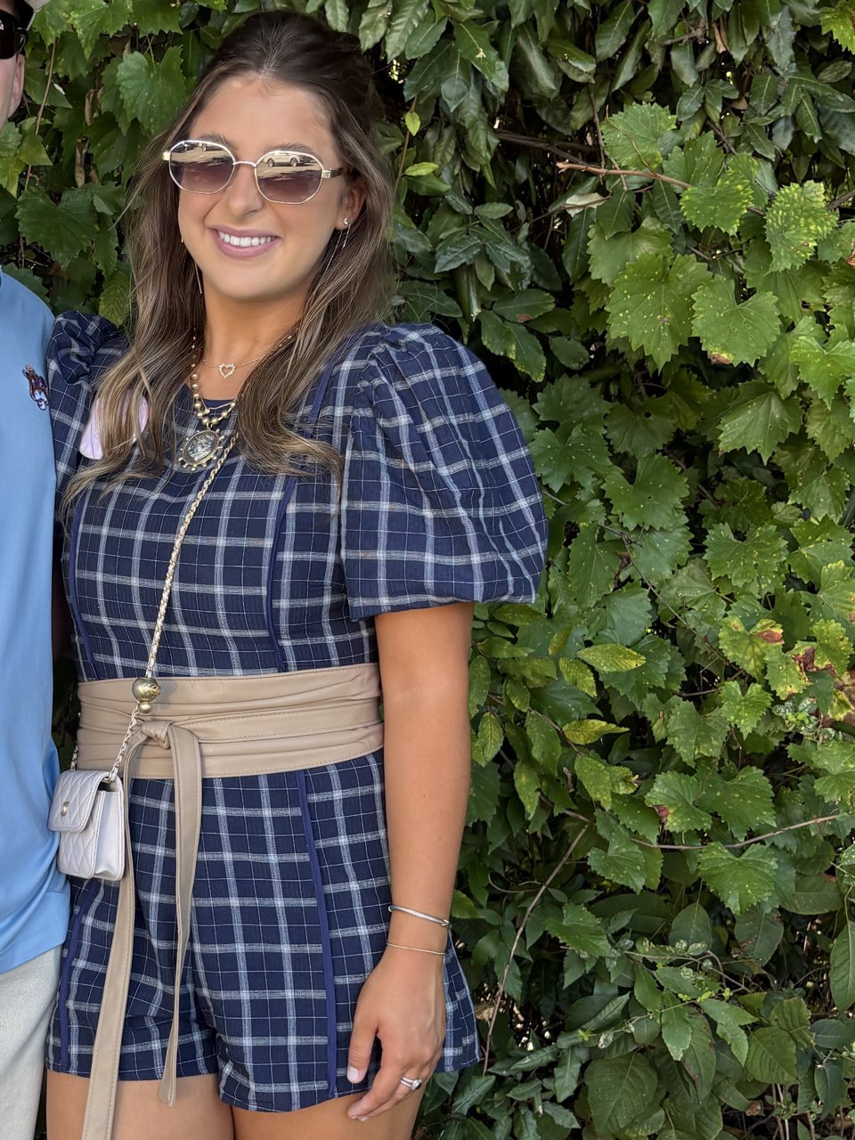 Navy Romper