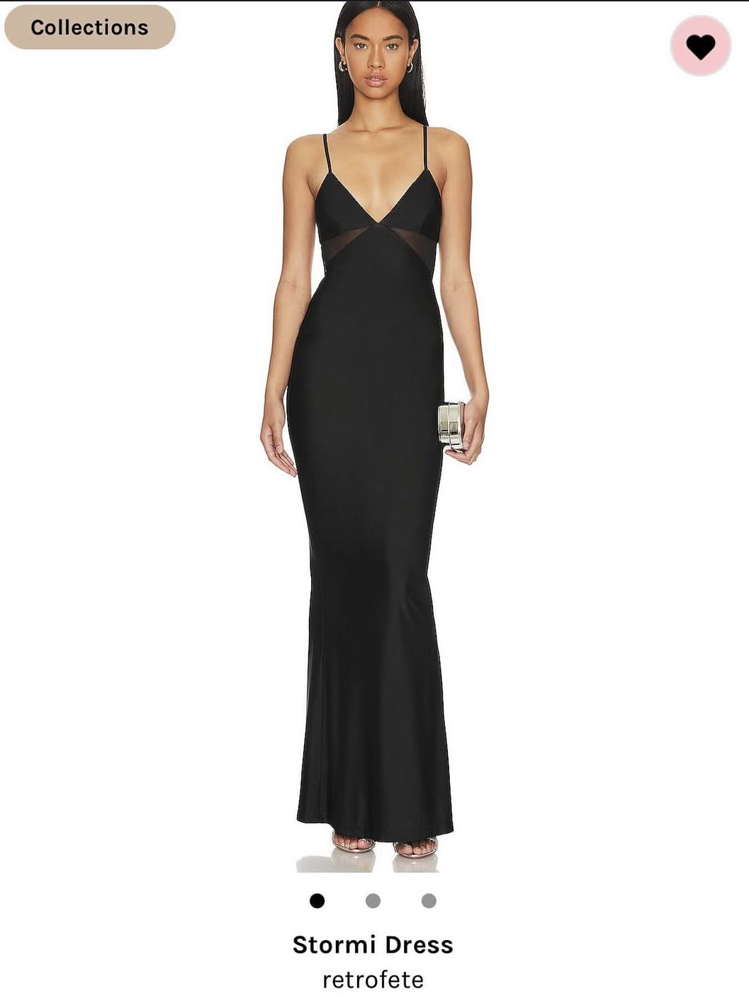 Rentals Black Maxi Dress