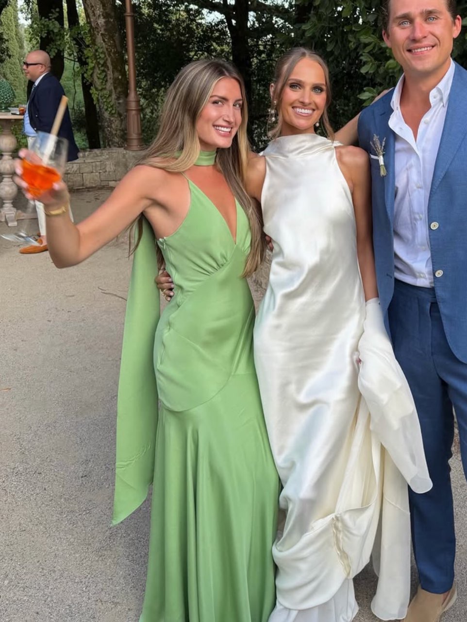 Sage Green Halter Neck Mermaid Gown
