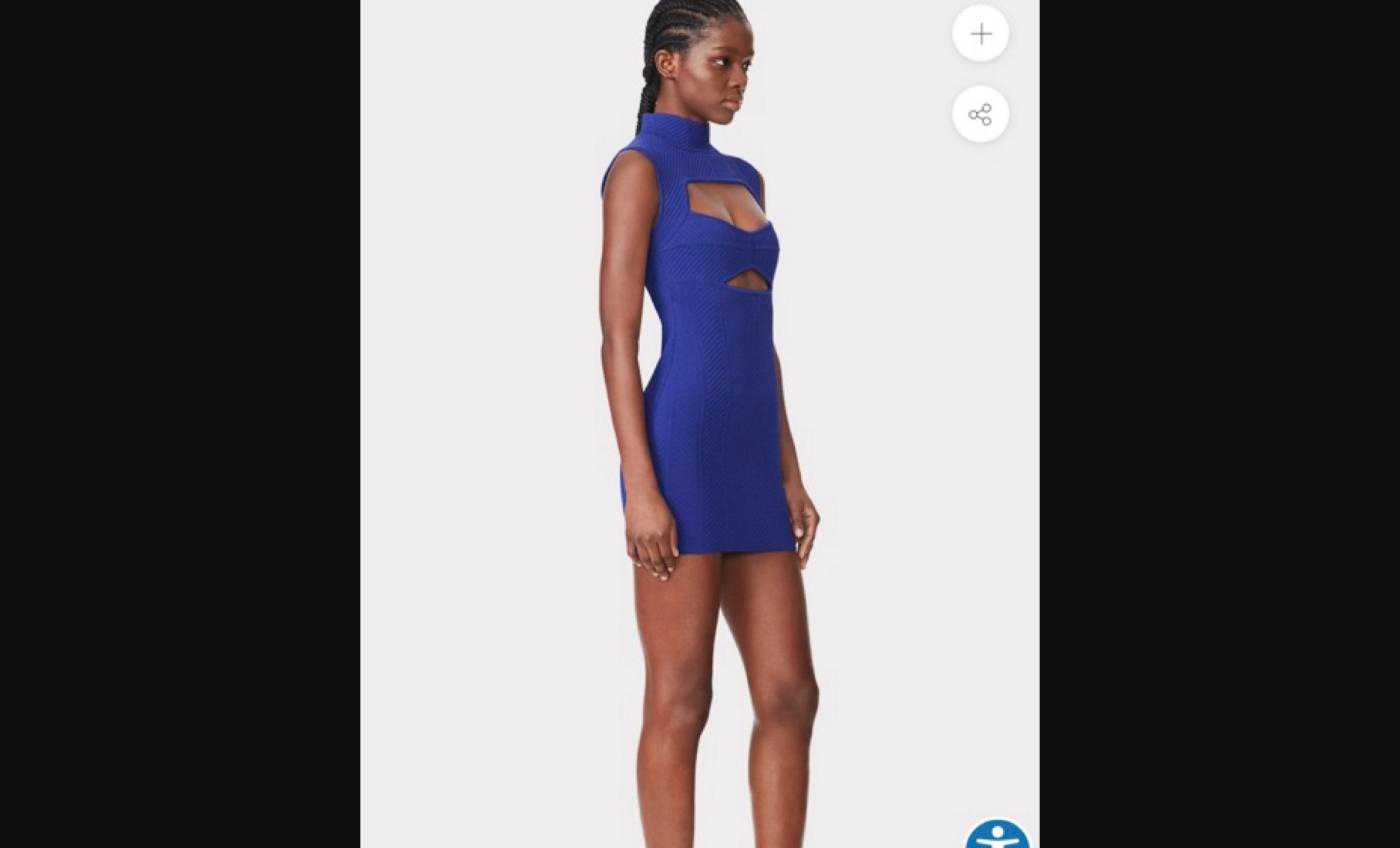 Herve Leger Cutout Bandage Dress