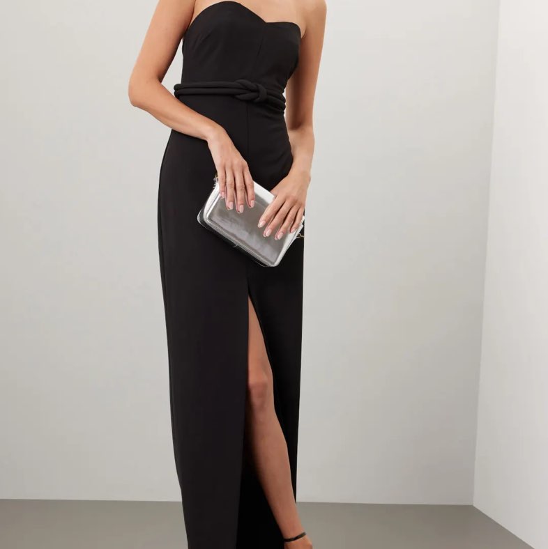 Jewel x Badgley Mischka Black Formal Dress