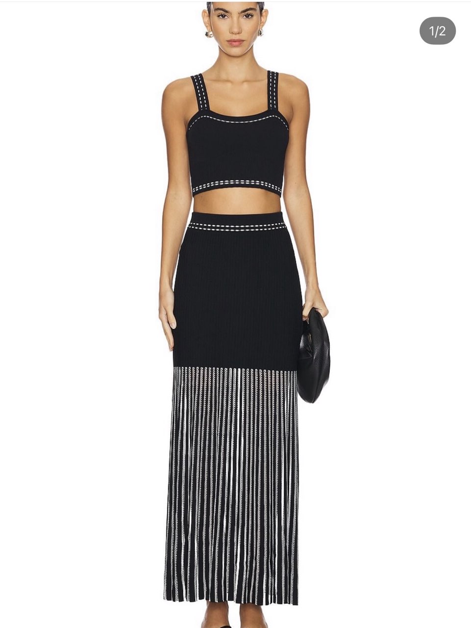 black two piece set