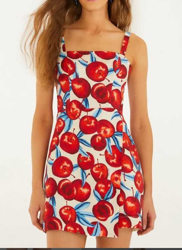 Cherry Print Mini Dress