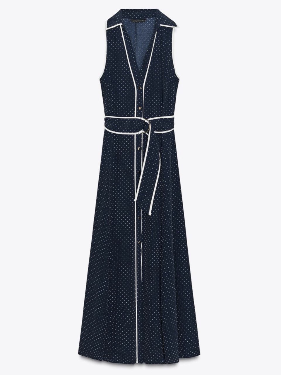 Zara polka dot maxi dress