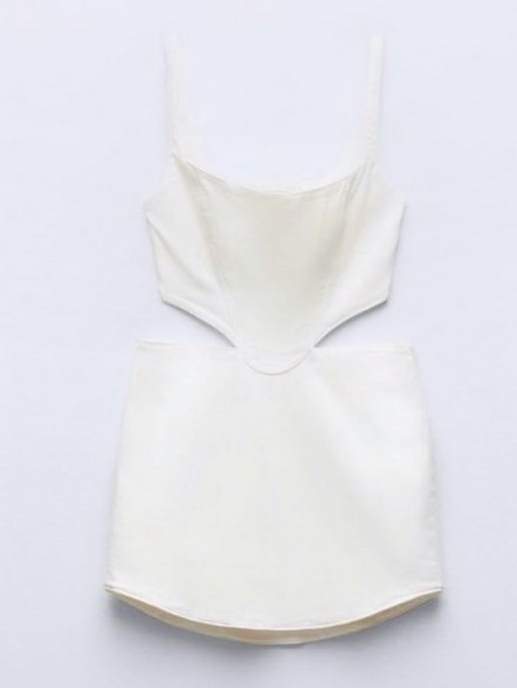 Zara denim dress with cutout