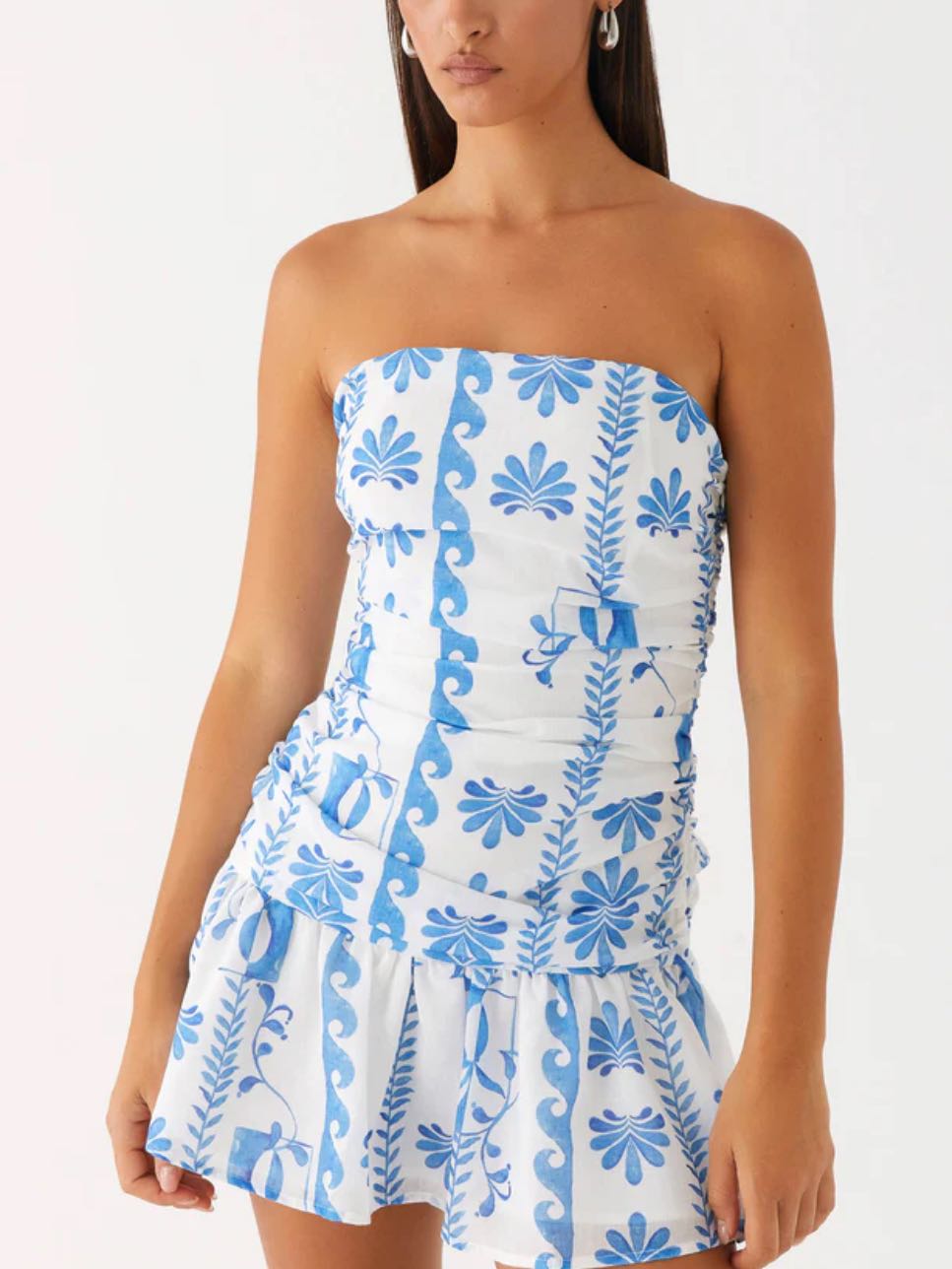 Exclusive - Carmel Mini Dress - Floral Wave PEPPERMAYO Peppermayo US