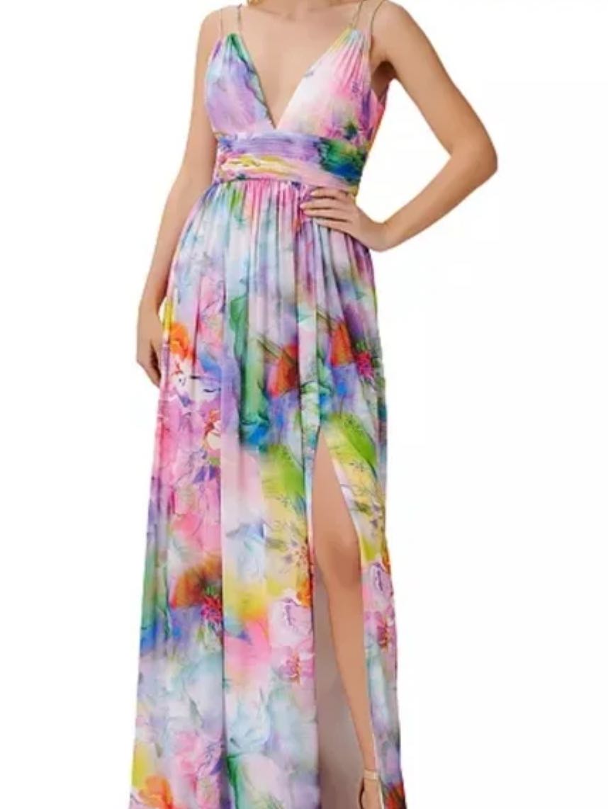Multicolor gown