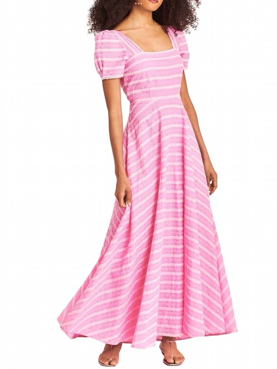 Love Shack fancy pink maxi dress