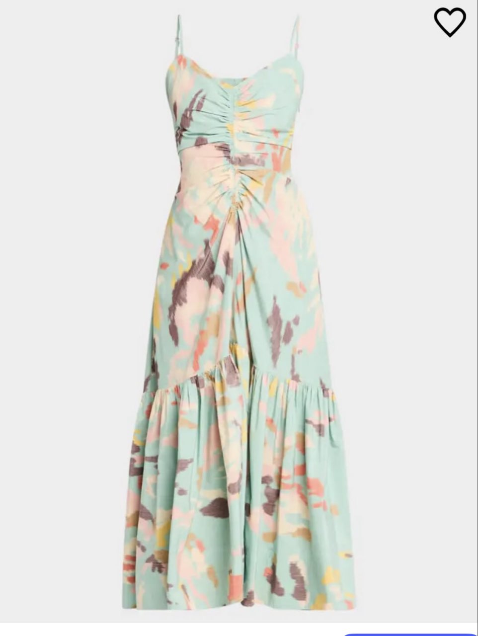 Abstract Print Midi Dress