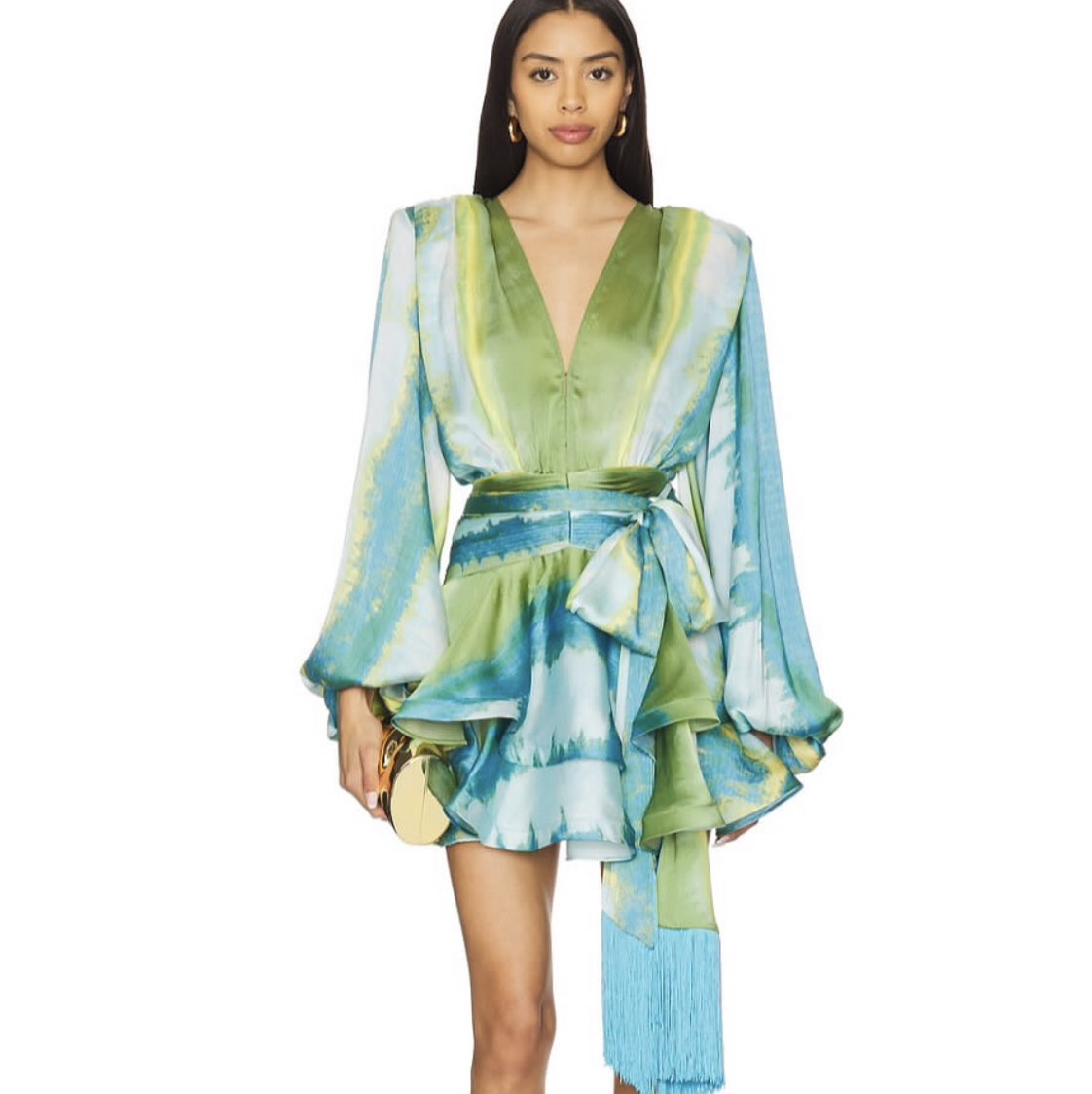Bronx and Bronco Zimmermann Postcard Tie-Dye Mini Dress
