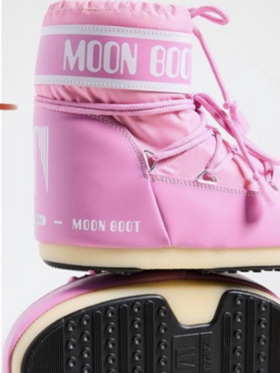 Pink Moon Boot Icon Nylon Boots