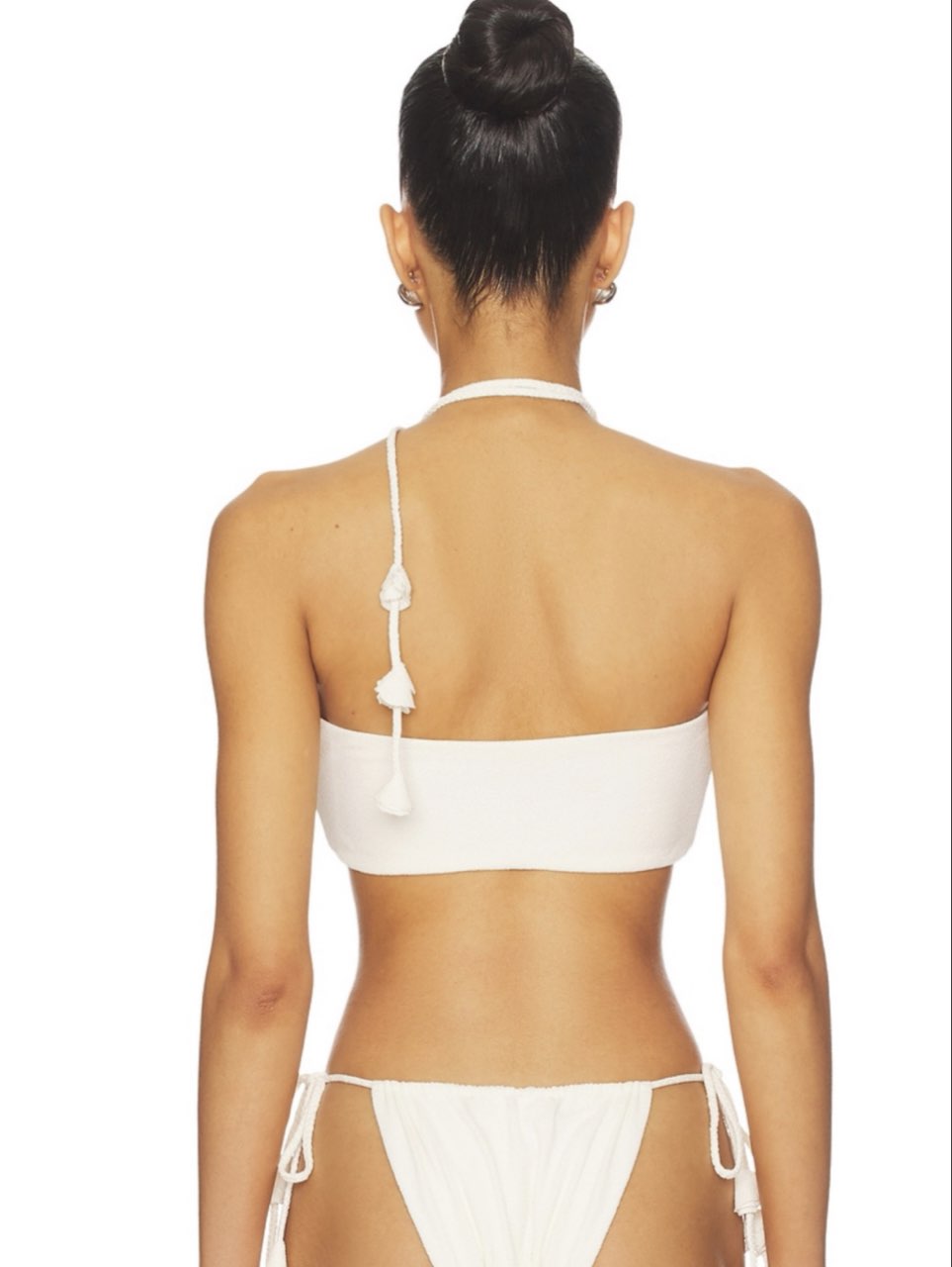 White Bandeau Bikini Top