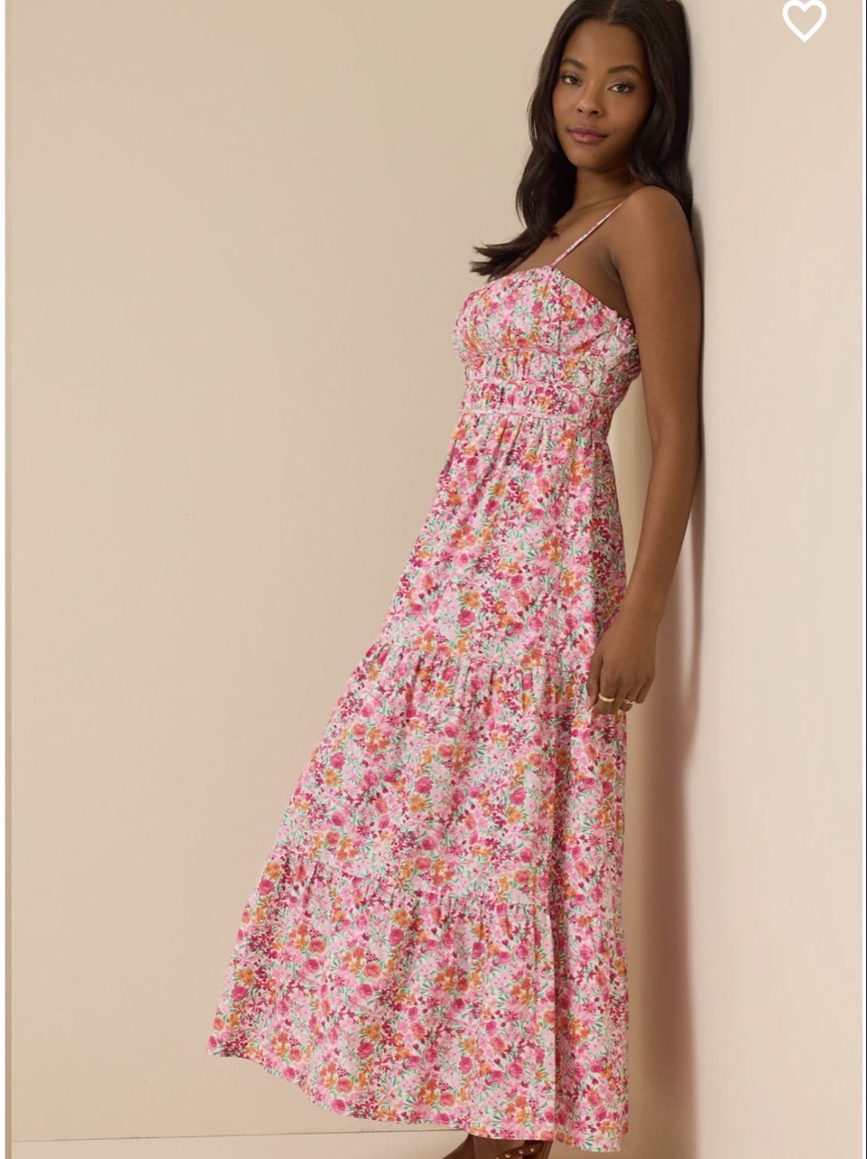 Floral Tiered Maxi Dress