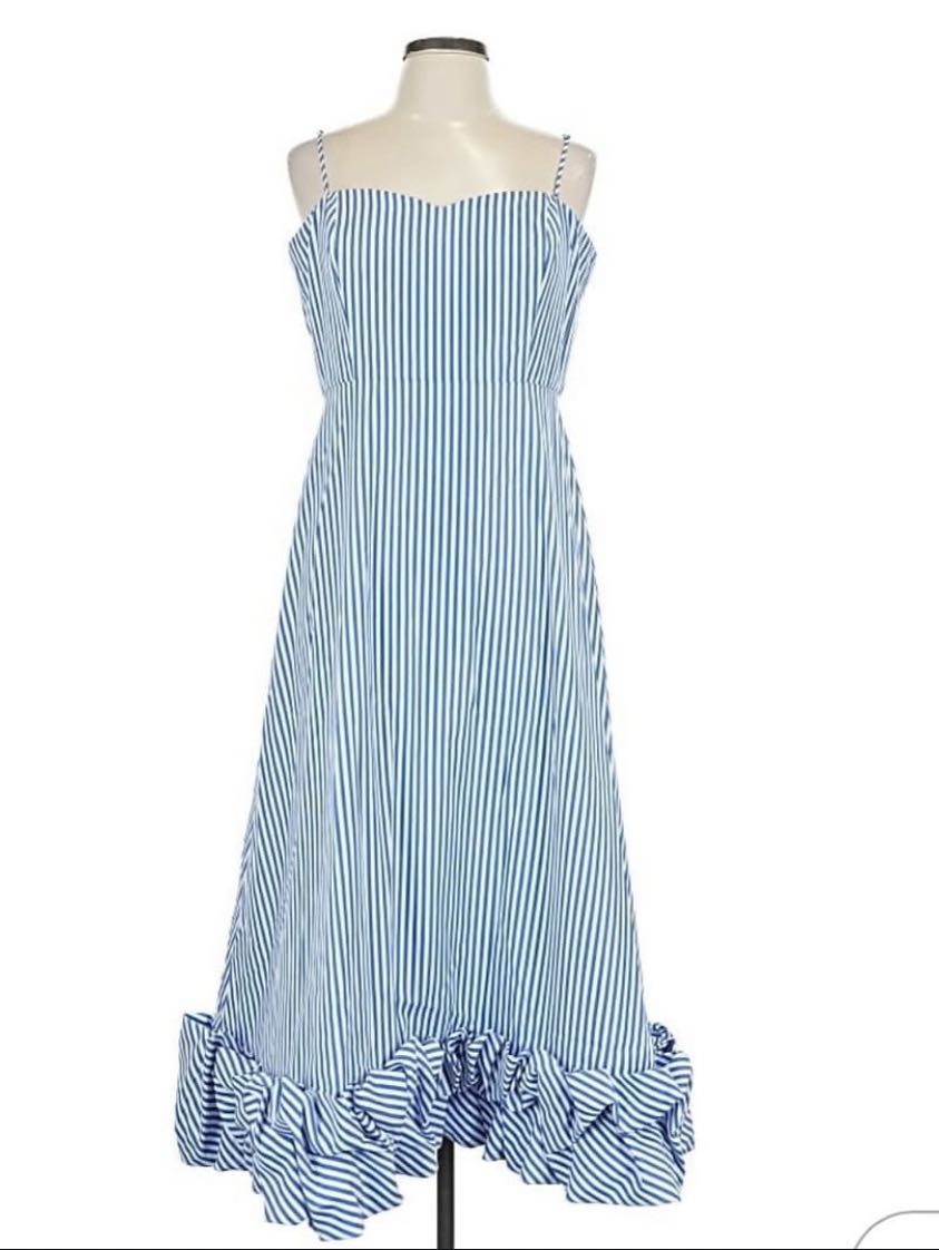 Striped Midi Dress