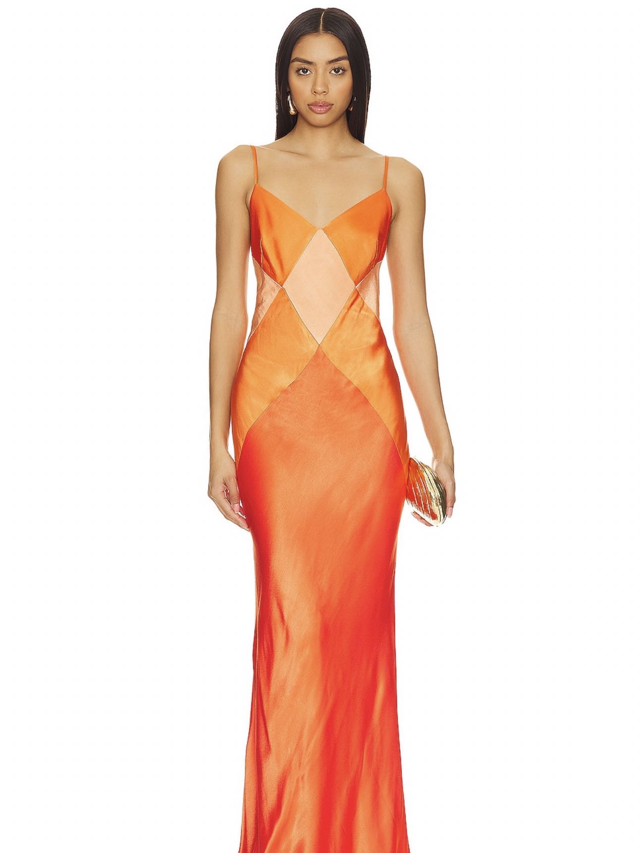 Spliced Maxi Dress