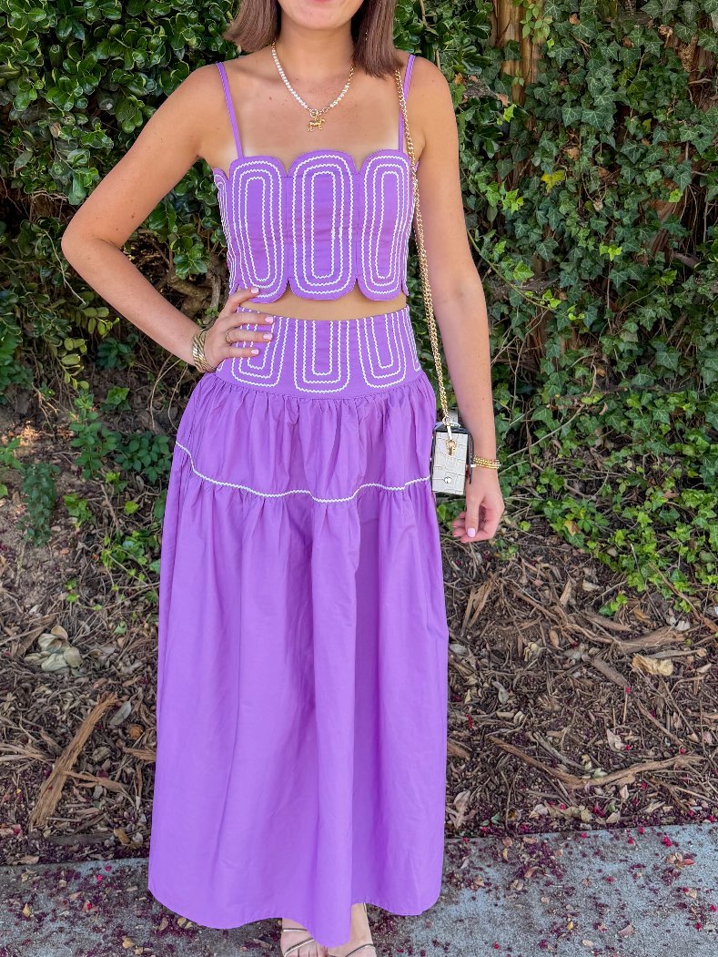 Purple 2 Piece Set