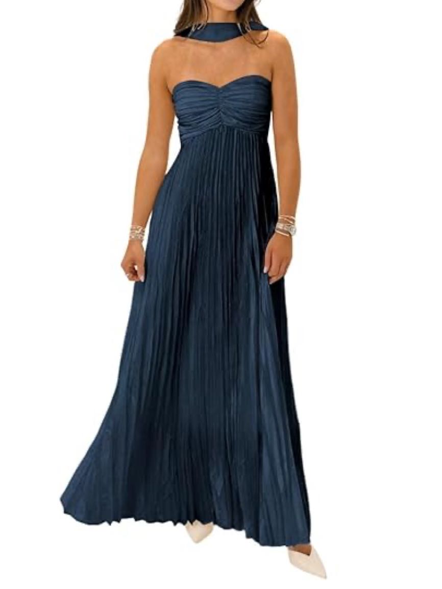 formal navy dress