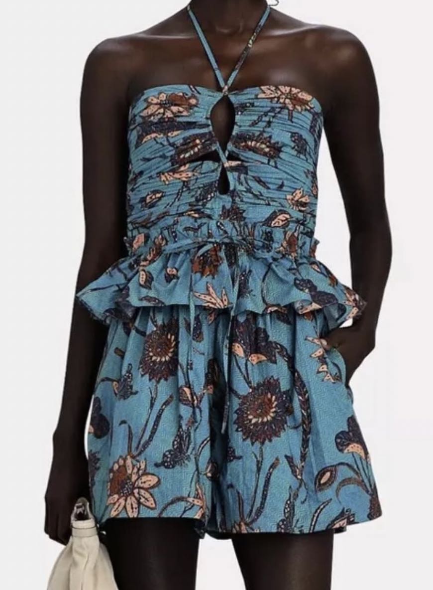 Ulla Johnson Blue Romper