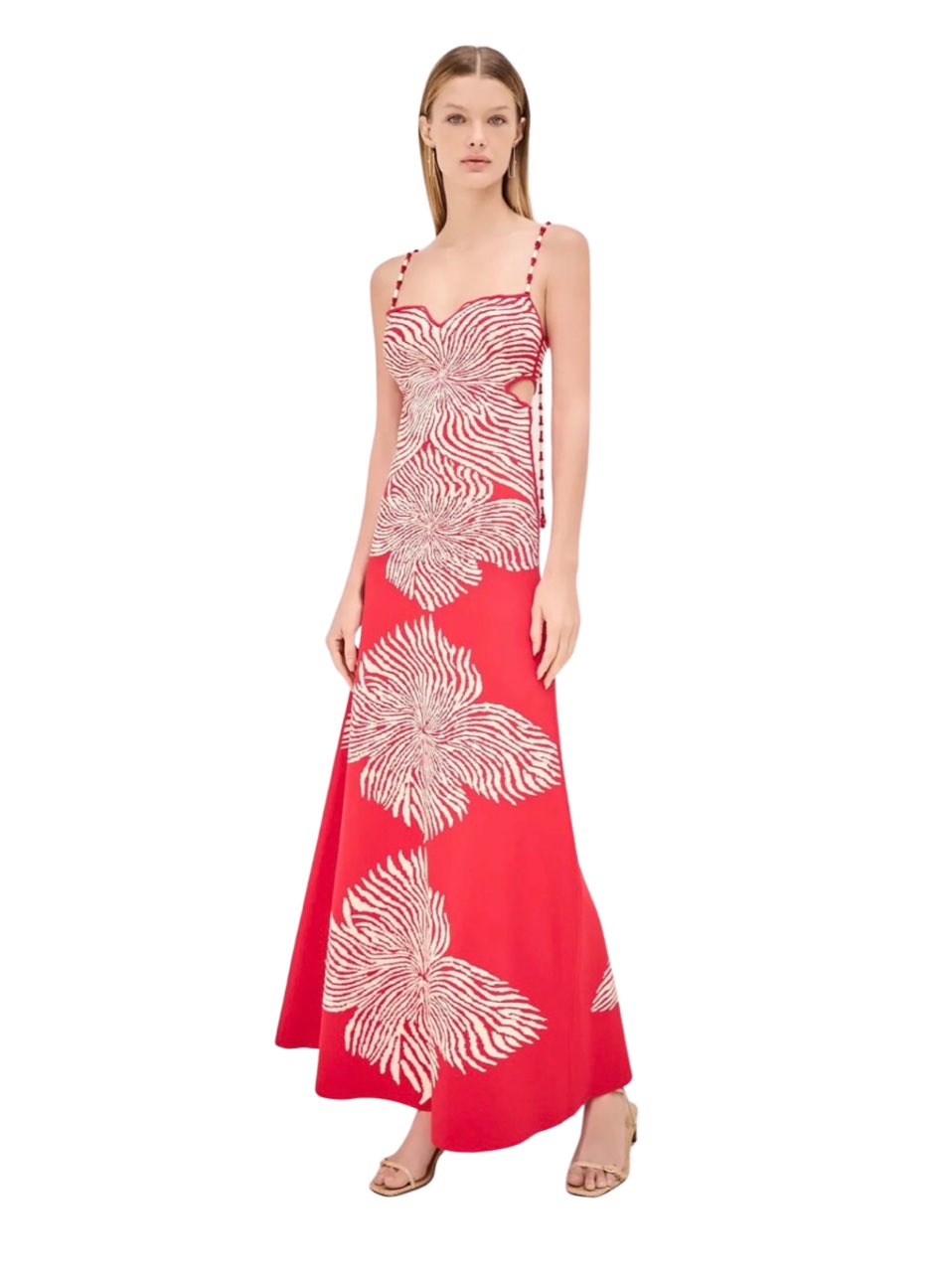 Alexis Red Printed Dress