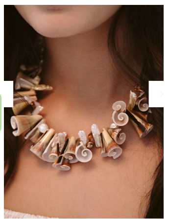 Multi-Shell Statement Necklace